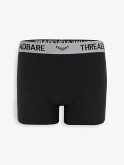 Threadbare Grey/Black Hipster Fit Boxer Shorts (5 Pack)