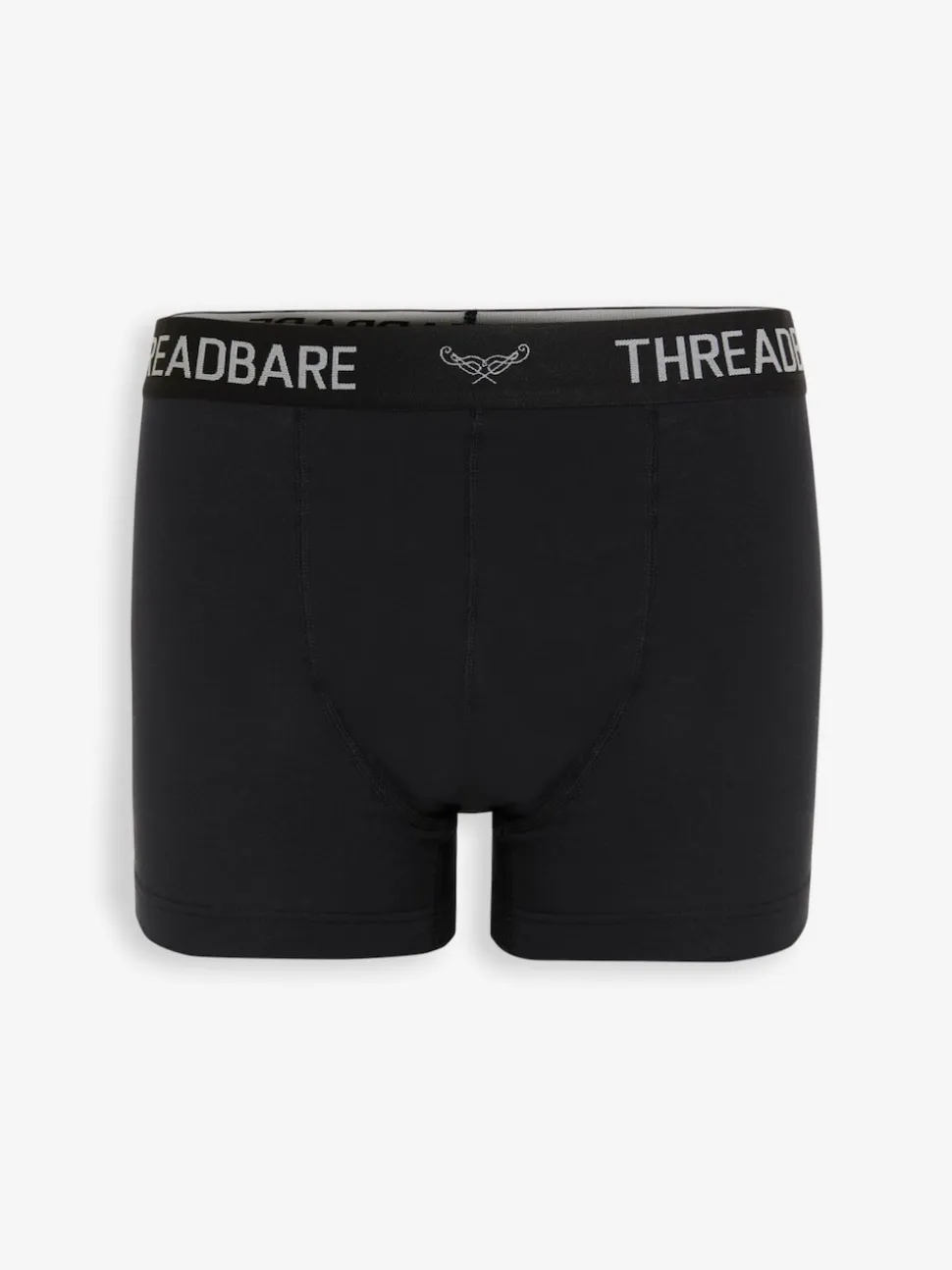 Threadbare Grey/Black Hipster Fit Boxer Shorts (5 Pack)