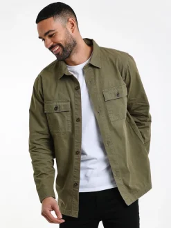 Threadbare Khaki Lightweight Jacket