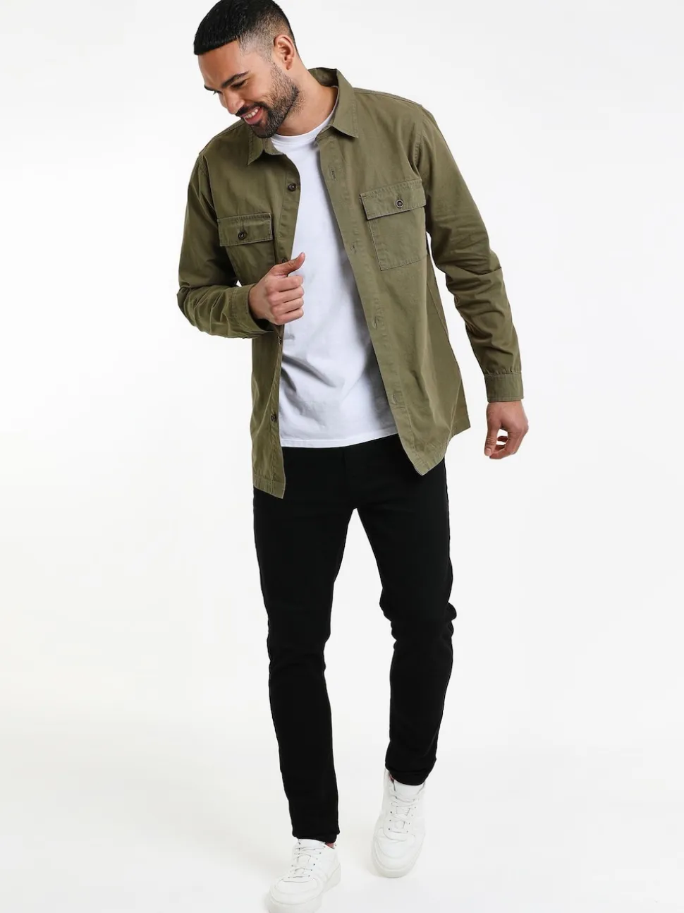 Threadbare Khaki Lightweight Jacket