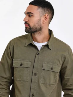 Threadbare Khaki Lightweight Jacket