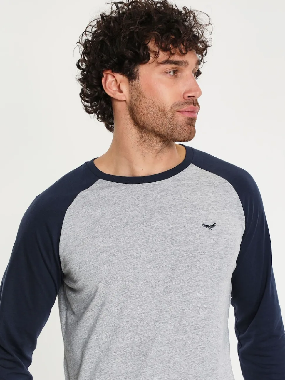 Threadbare Light Blue Blend Long Sleeve Pyjamas Set
