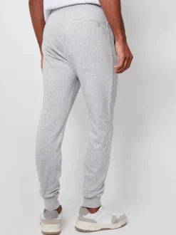 Threadbare Light Grey Cotton Blend Joggers