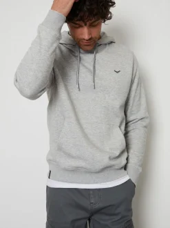 Threadbare Light Grey Hoodie