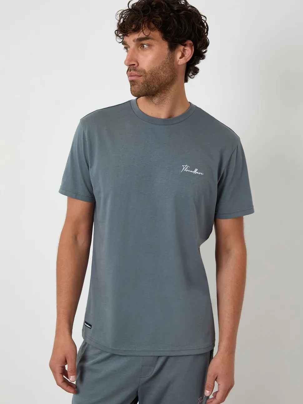 Threadbare Light Grey Pyjamas Set