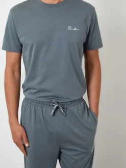 Threadbare Light Grey Pyjamas Set