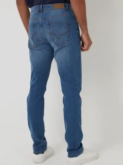 Threadbare Light Wash Slim Fit Jeans With Stretch