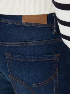 Threadbare Navy Blue Slim Fit Jeans With Stretch