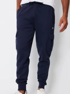 Threadbare Navy Cargo Style Joggers