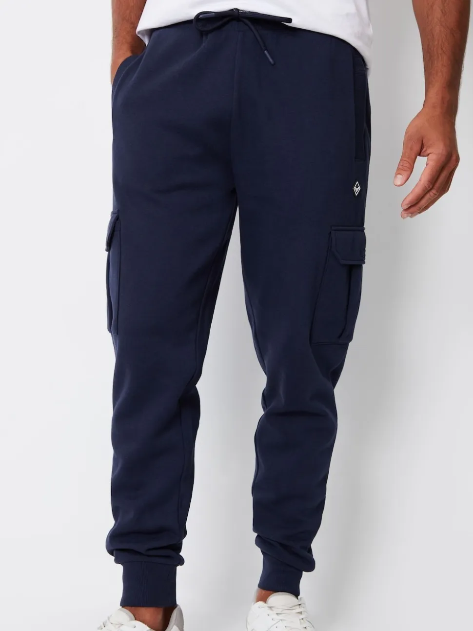Threadbare Navy Cargo Style Joggers
