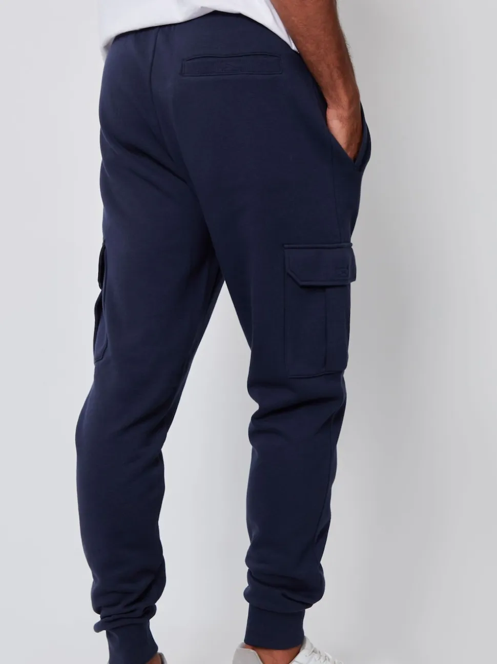 Threadbare Navy Cargo Style Joggers