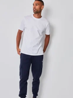 Threadbare Navy Cargo Style Joggers