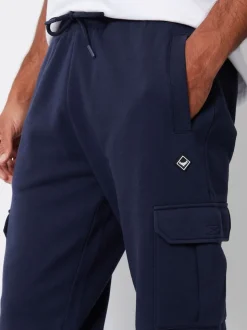 Threadbare Navy Cargo Style Joggers