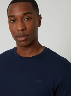 Threadbare Navy Check Pyjamas Set