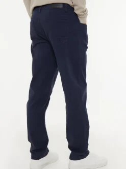 Threadbare Navy Straight Leg Jeans With Stretch