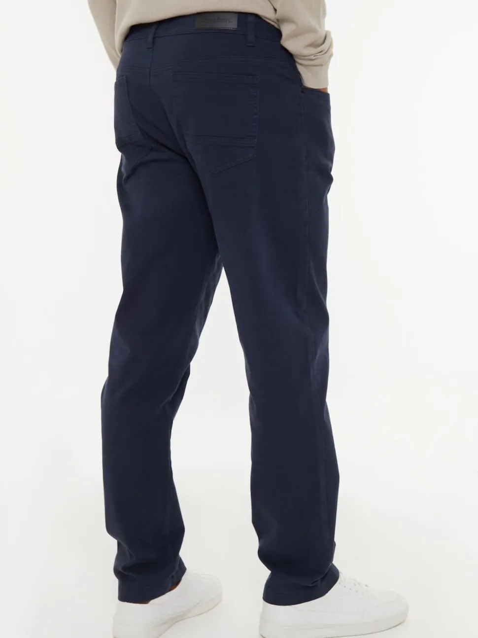 Threadbare Navy Straight Leg Jeans With Stretch