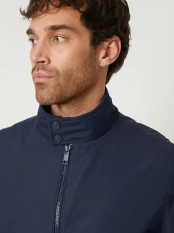 Threadbare Navy Zip Up Harrington Jacket