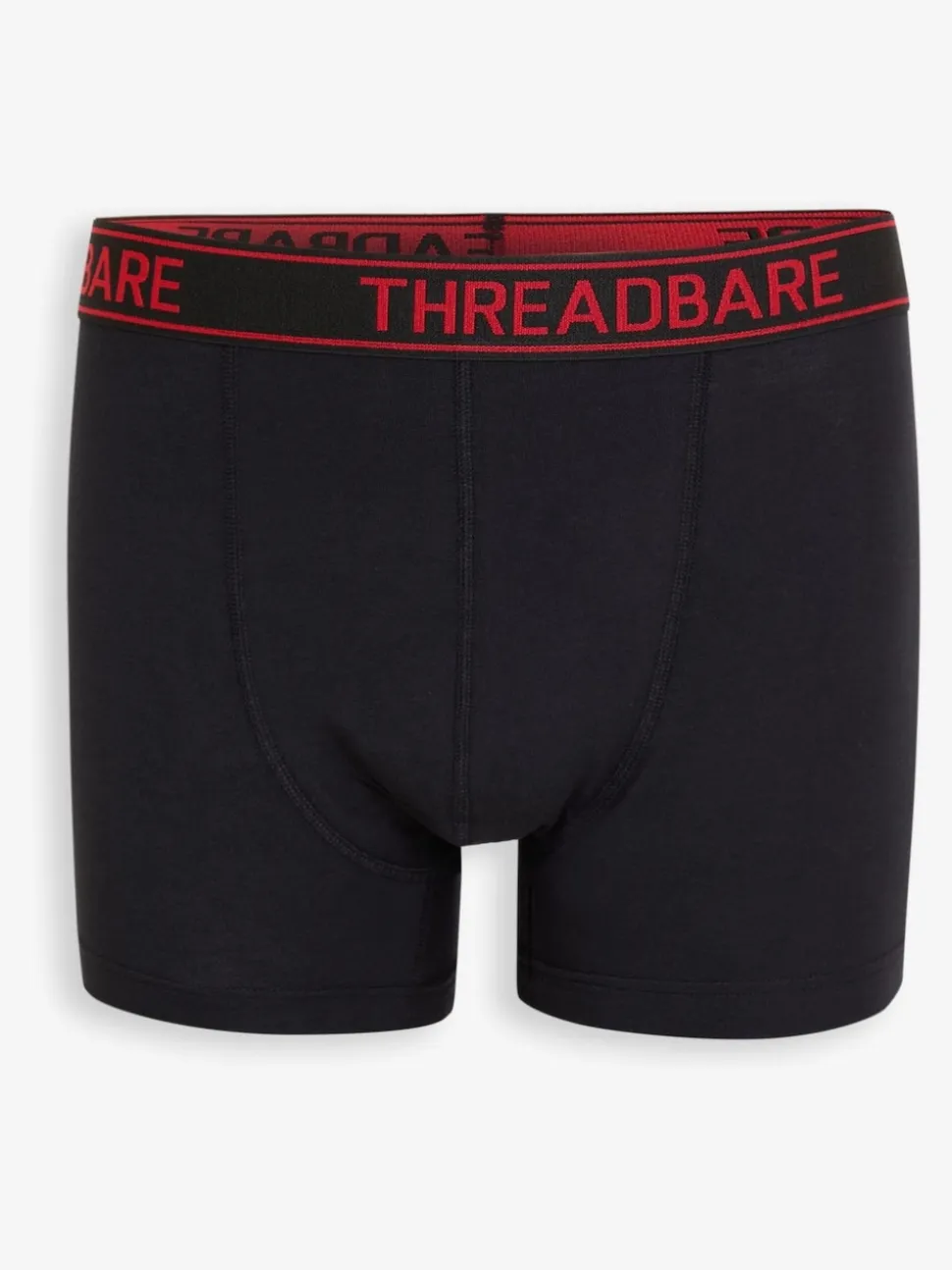 Threadbare Red/Blue/Purple Hipster Fit Boxer Shorts 3 Pack