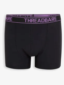 Threadbare Red/Blue/Purple Hipster Fit Boxer Shorts 3 Pack