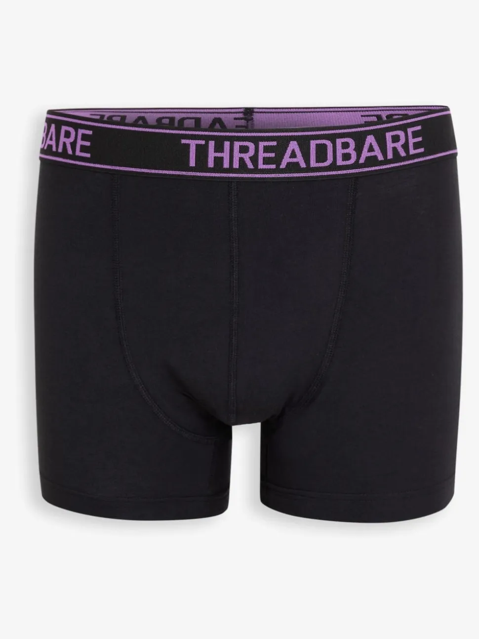 Threadbare Red/Blue/Purple Hipster Fit Boxer Shorts 3 Pack