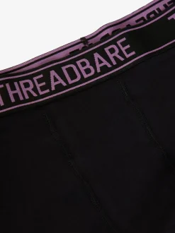 Threadbare Red/Blue/Purple Hipster Fit Boxer Shorts 3 Pack