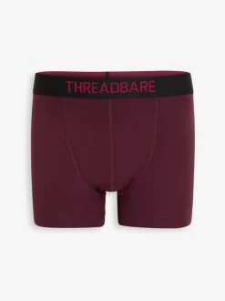 Threadbare Red/Blue/Yellow Hipster Fit Boxer Shorts (5 Pack)