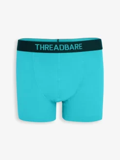 Threadbare Red/Blue/Yellow Hipster Fit Boxer Shorts (5 Pack)
