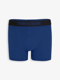 Threadbare Red/Blue/Yellow Hipster Fit Boxer Shorts (5 Pack)