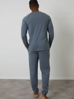 Threadbare Sky Blue Sweatshirts & Joggers Lounge 2 Piece Set