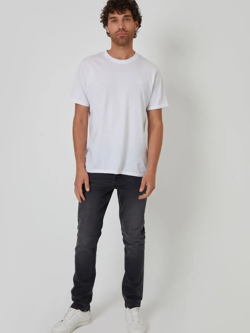 Threadbare Washed Black Slim Fit Jeans With Stretch