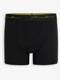 Threadbare Yellow/Blue/Orange Hipster Fit Boxer Shorts 3 Pack