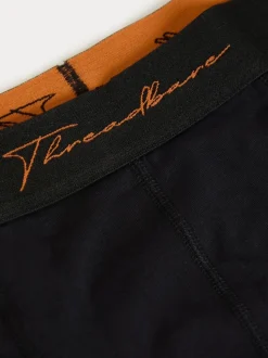 Threadbare Yellow/Blue/Orange Hipster Fit Boxer Shorts 3 Pack