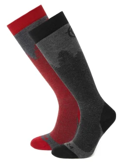 Tog 24 Black Aprica Ski Socks 2 Pack