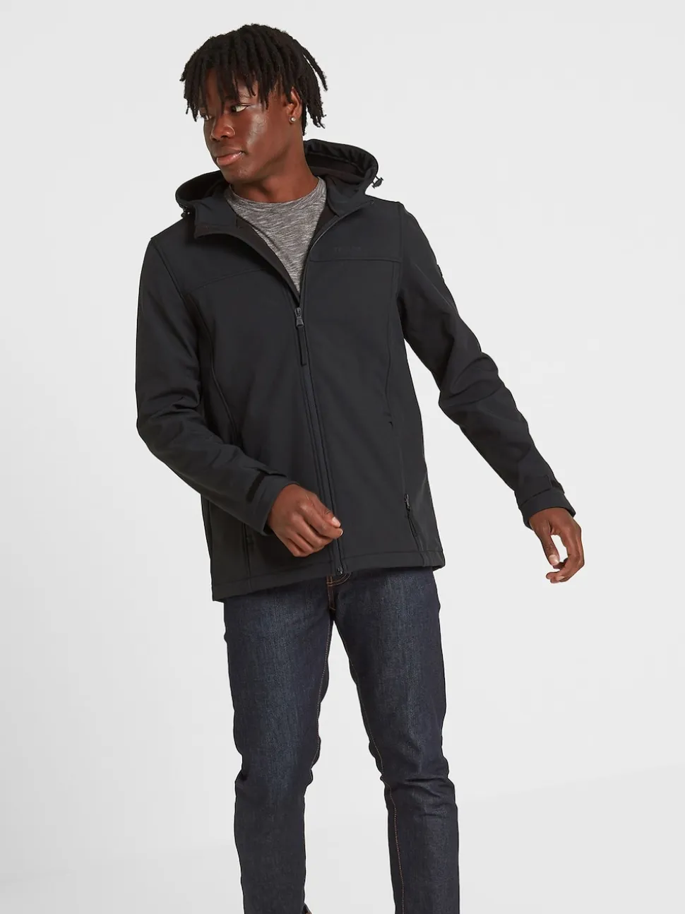 Tog 24 Black Chrome Feizor Softshell Hooded and Waterproof Jacket