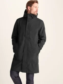 Tog 24 Black Glenton Long Hooded Waterproof Coat