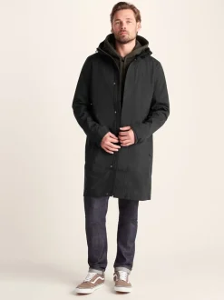 Tog 24 Black Glenton Long Hooded Waterproof Coat