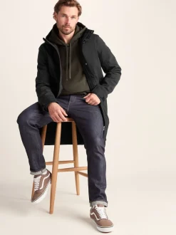 Tog 24 Black Glenton Long Hooded Waterproof Coat