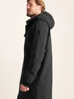 Tog 24 Black Glenton Long Hooded Waterproof Coat