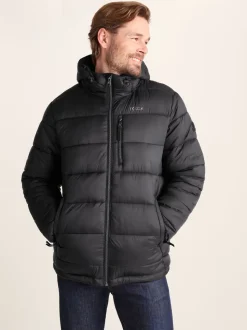 Tog 24 Black Maloney Hooded Padded Jacket