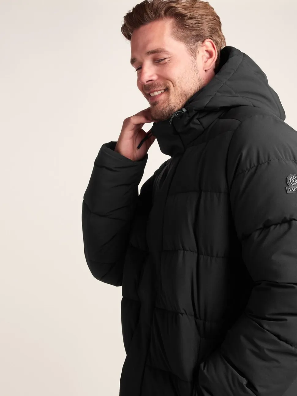Tog 24 Black Mens Tunnard Padded Short Jacket