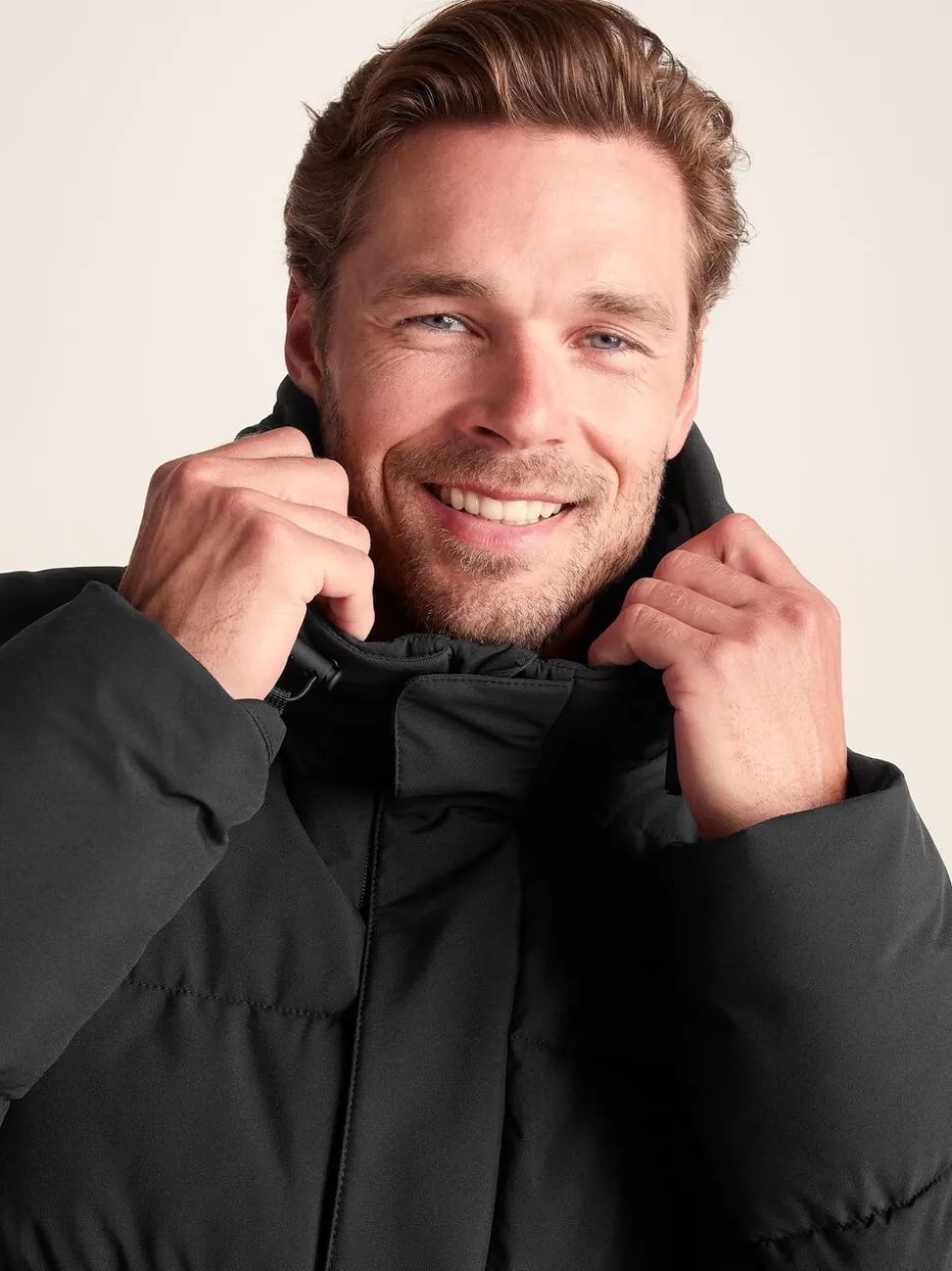Tog 24 Black Mens Tunnard Padded Short Jacket