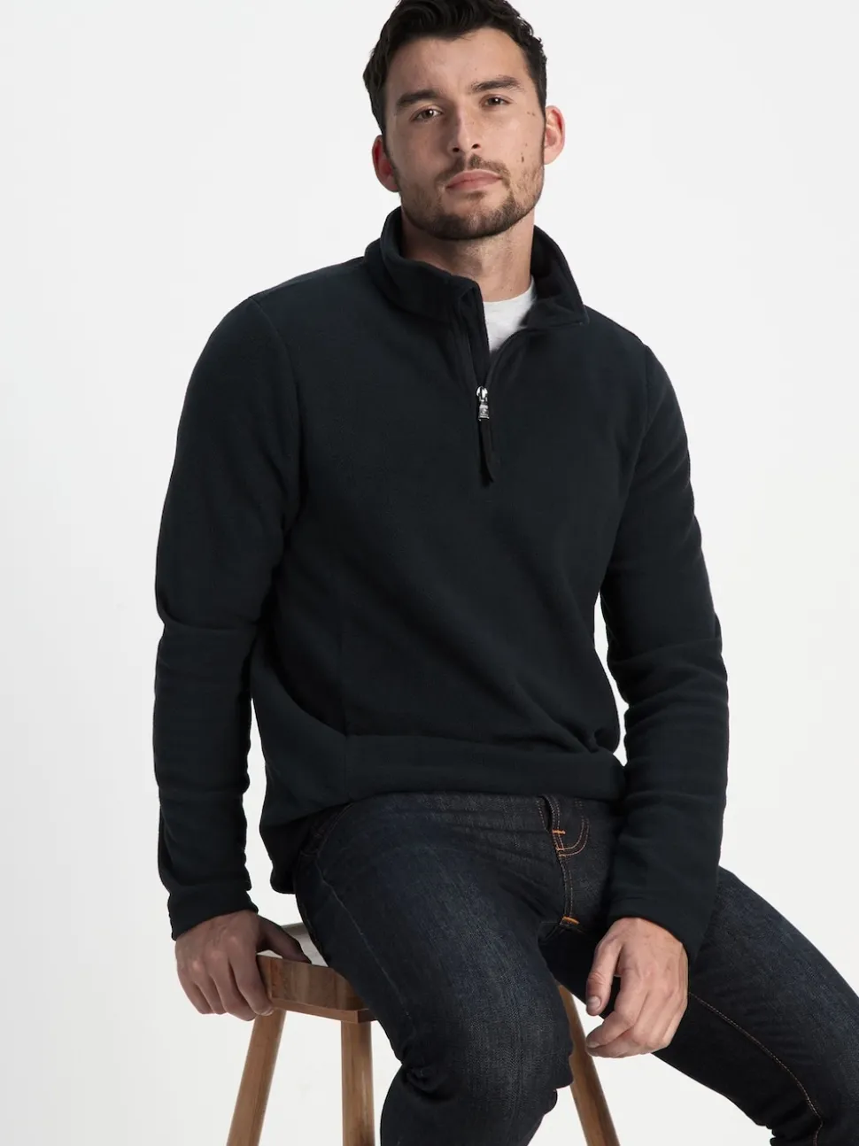 Tog 24 Black Revive Quarter Zip Fleece