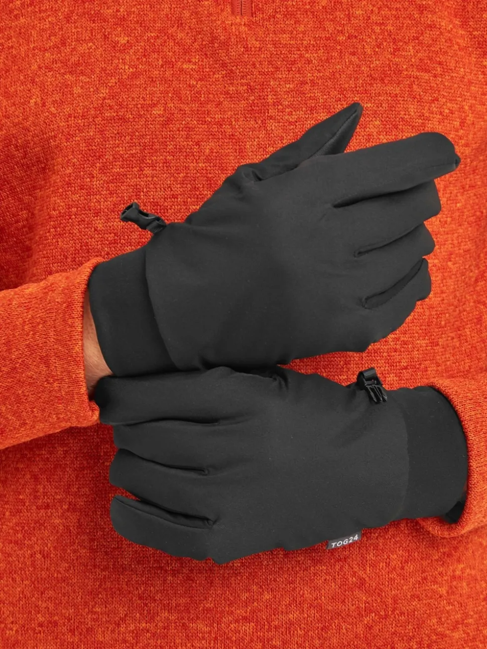Tog 24 Black Tornado Winter Powerstretch Windproof Gloves