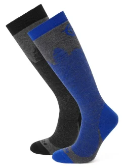Tog 24 Blue Aprica Ski Socks 2 Packs