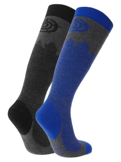 Tog 24 Blue Aprica Ski Socks 2 Packs