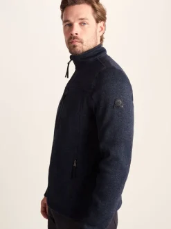 Tog 24 Blue Mens Cresswell Knitlook Fleece Jacket