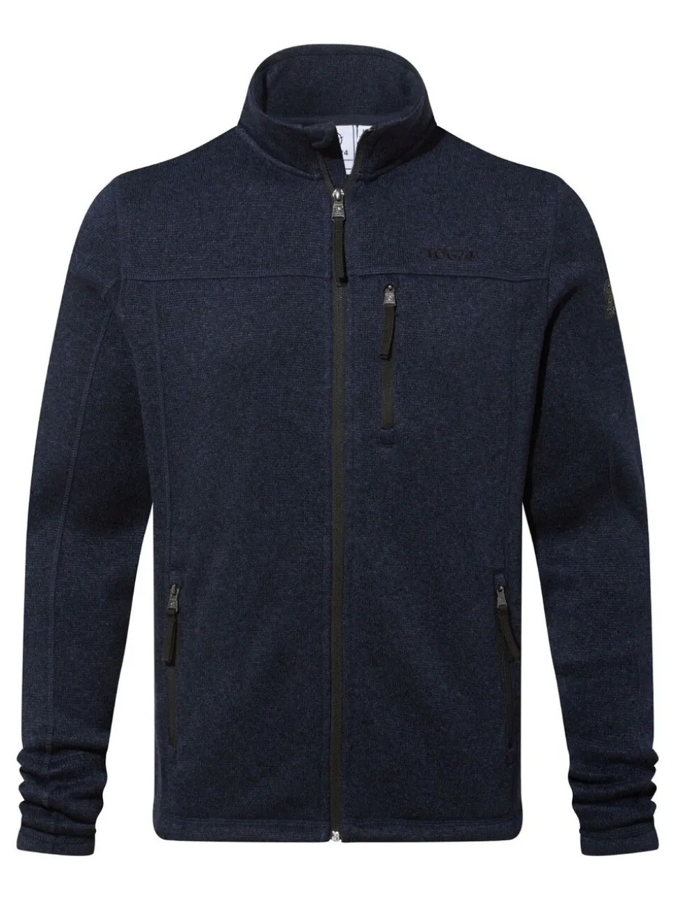 Tog 24 Blue Mens Cresswell Knitlook Fleece Jacket
