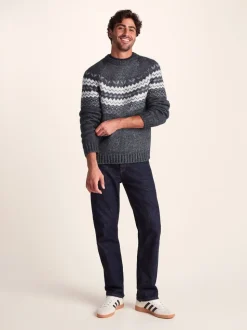 Tog 24 Blue Mens Michael Knitted Jumper