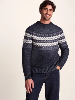 Tog 24 Blue Mens Michael Knitted Jumper