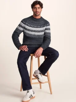 Tog 24 Blue Mens Michael Knitted Jumper